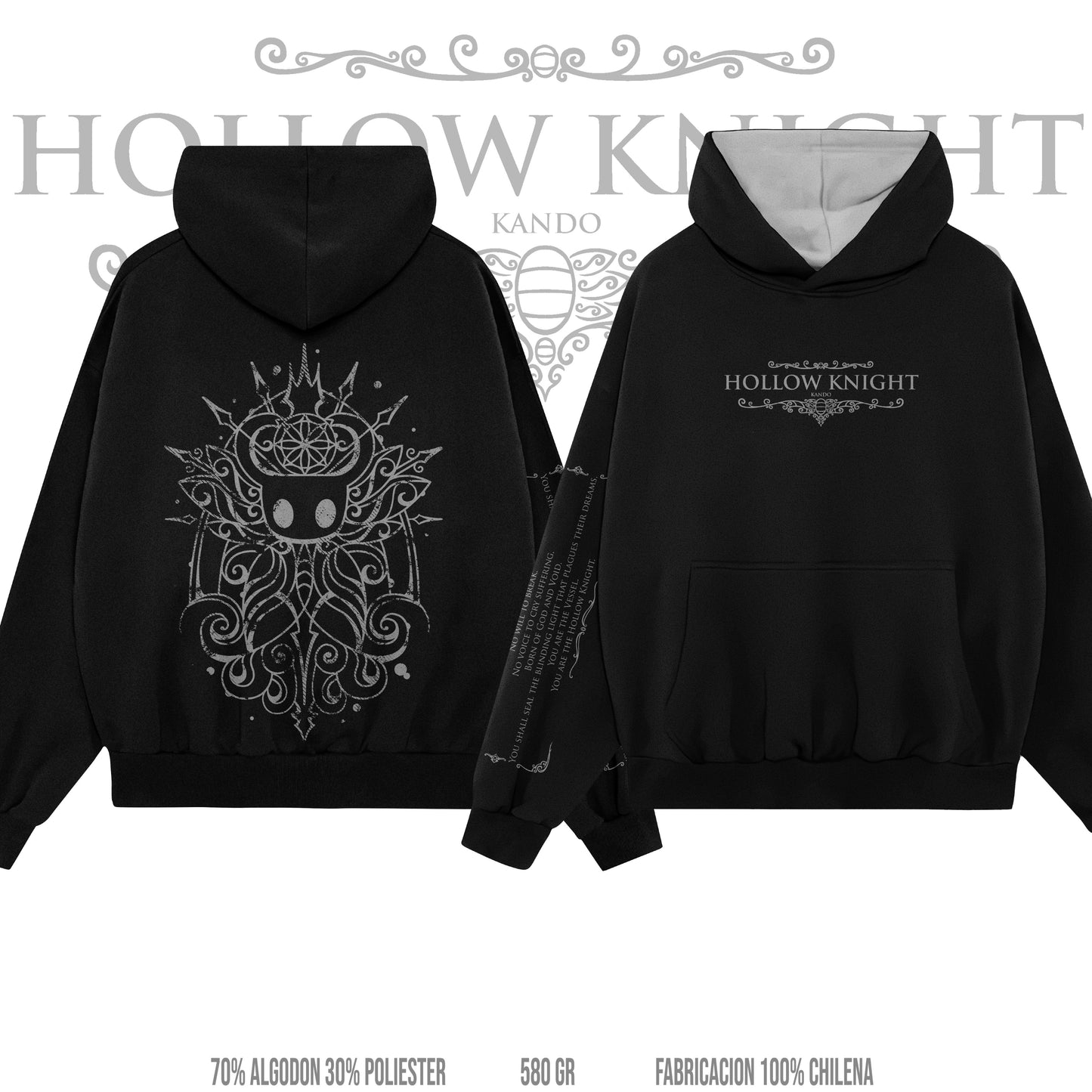 Kando Gaming Poleron Heavy Duo - Hollow Knight - The Knight
