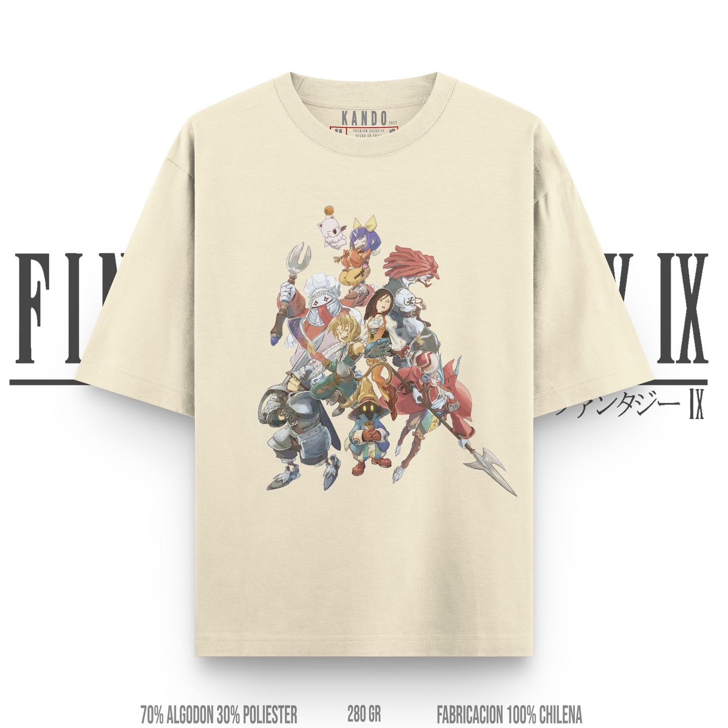Kando Gaming Polera Heavy Oversize - Final Fantasy IX - 2