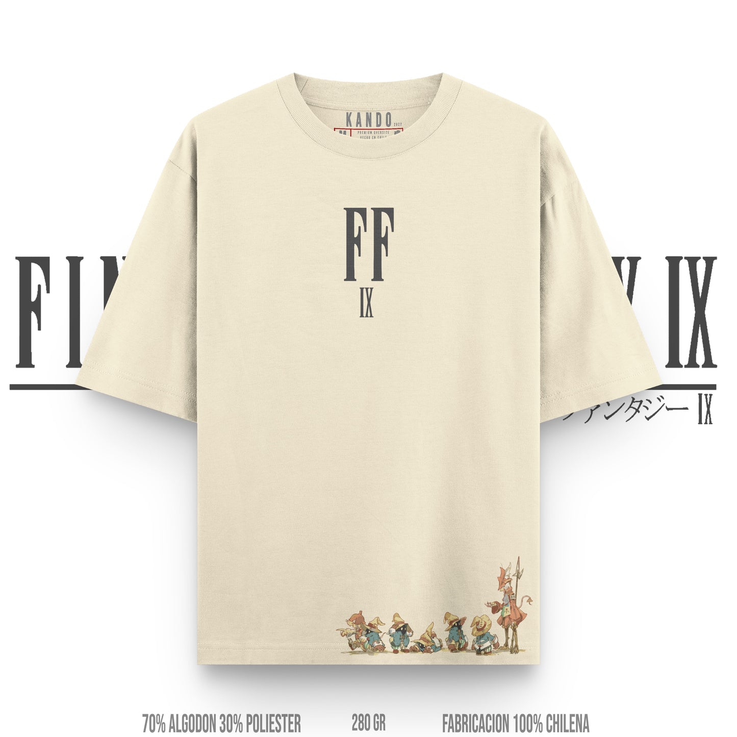 Kando Gaming Polera Heavy Oversize - Final Fantasy IX - 1