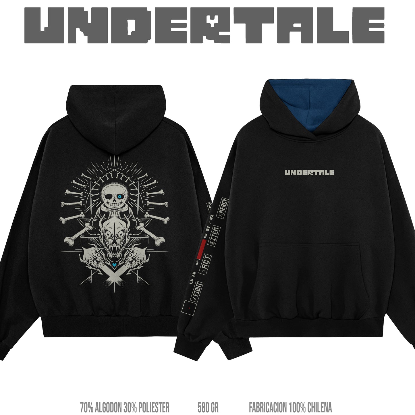 Kando Gaming Poleron Heavy Duo - Undertale - Sans