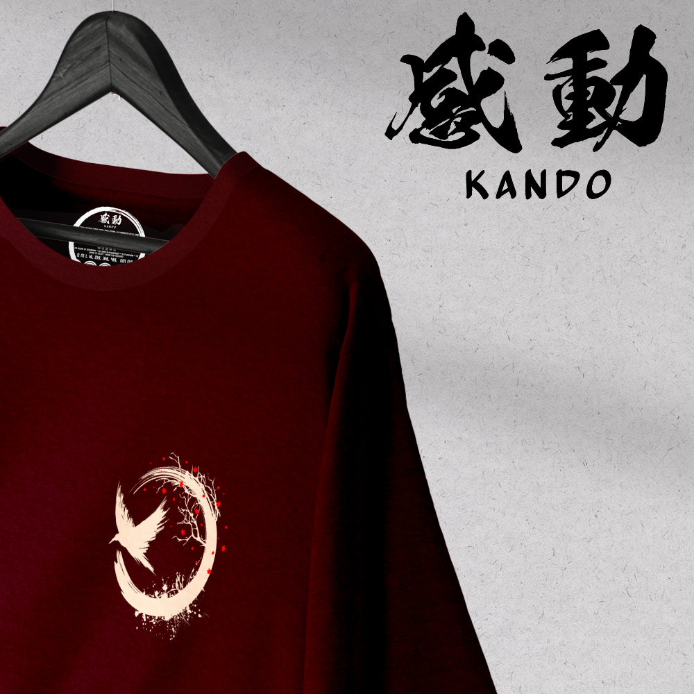 Kando Polera Granate - Japan Vibes Karasu