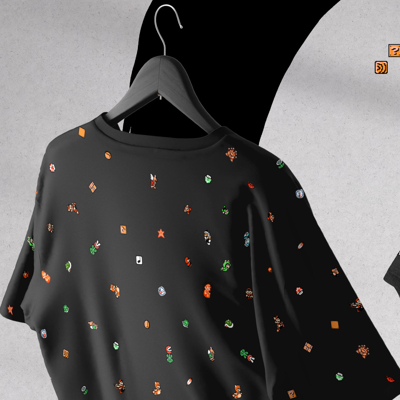 Kando Polera Heavy Oversize - Super Mario