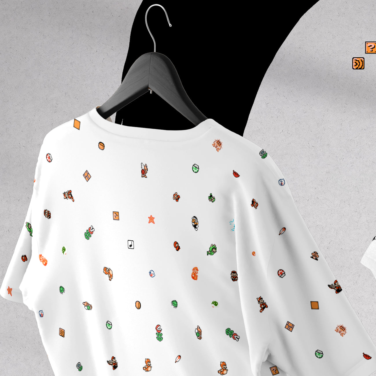 Kando Polera Heavy Oversize - Super Mario