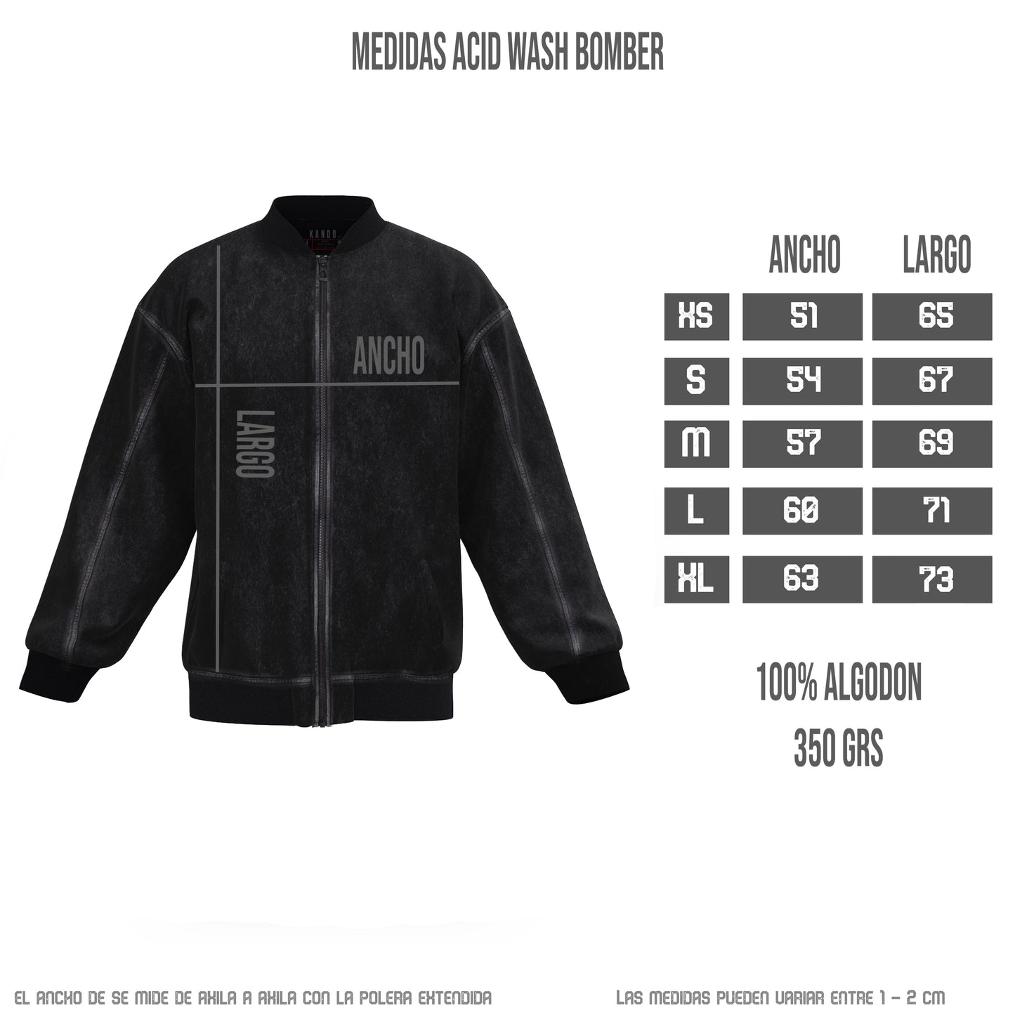 Kando Acid Wash Bomber - Frieren : Beyond Journey's End