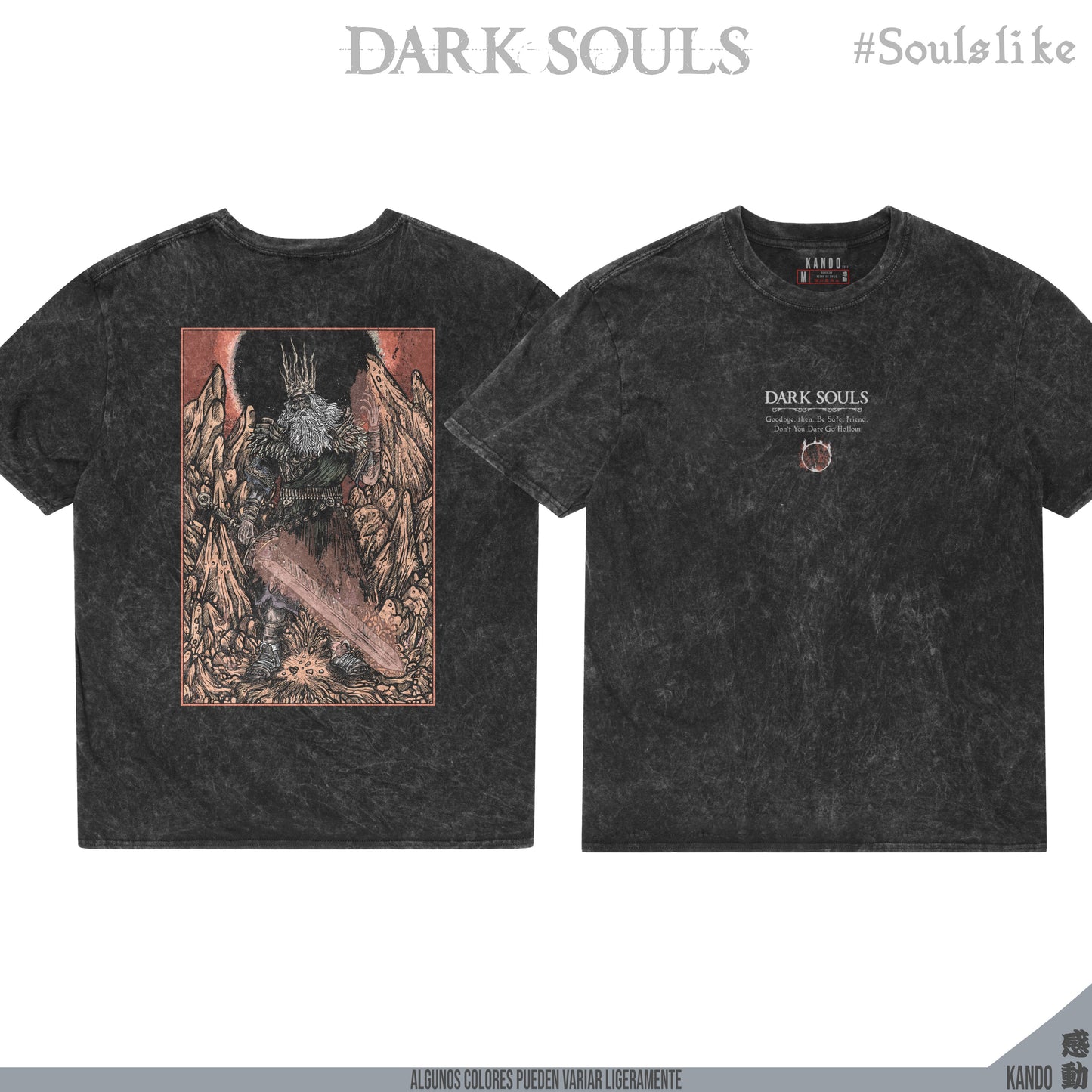 Kando Polera Stone Wash - Dark Souls - Gwyn, Lord of Cinder