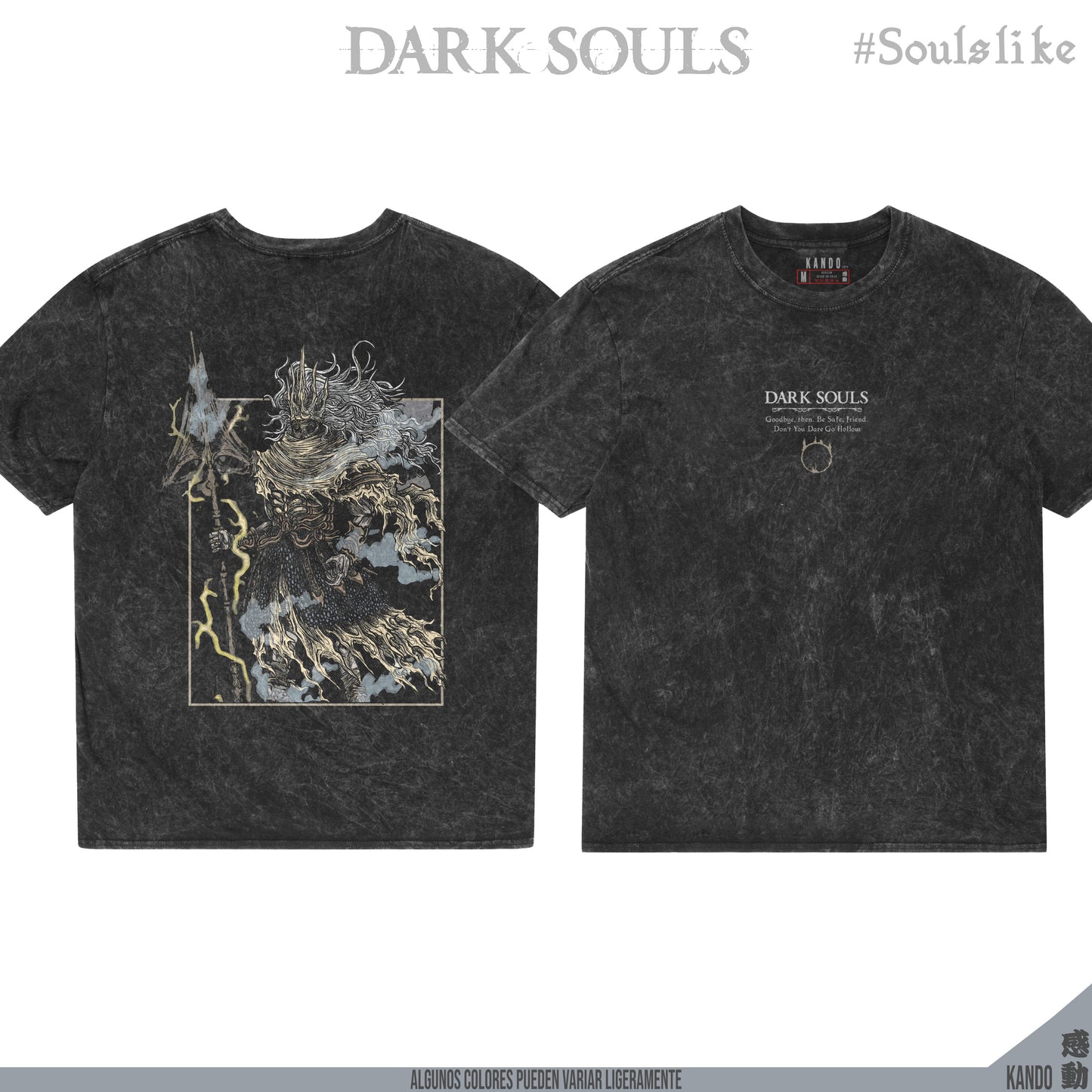 Kando Polera Stone Wash - Dark Souls - The Nameless King