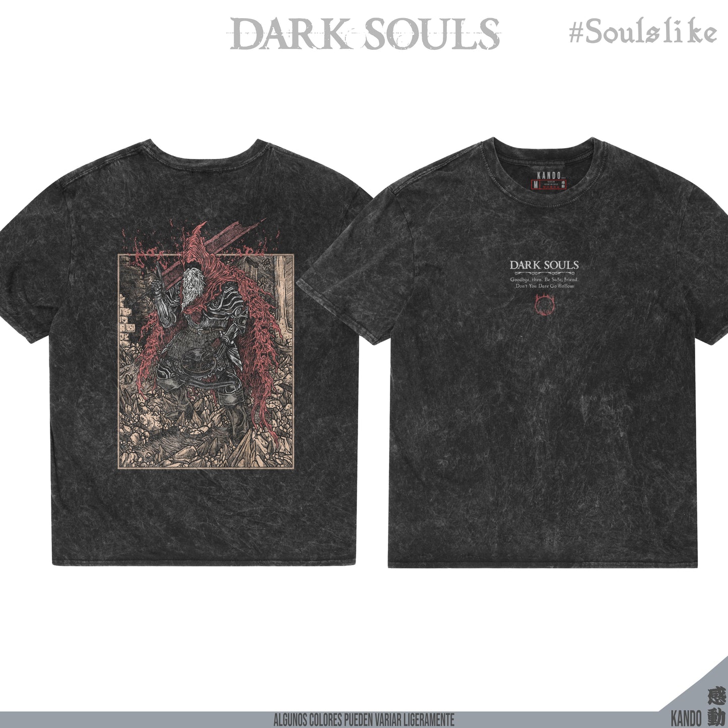 Kando Polera Stone Wash - Dark Souls - Slave Knight Gael