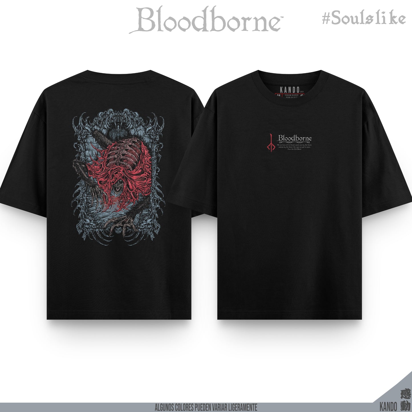 Kando Polera Stone Wash - Bloodborne - Blood-starved Beast