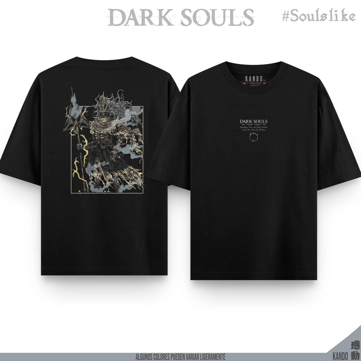 Kando Polera Stone Wash - Dark Souls - The Nameless King