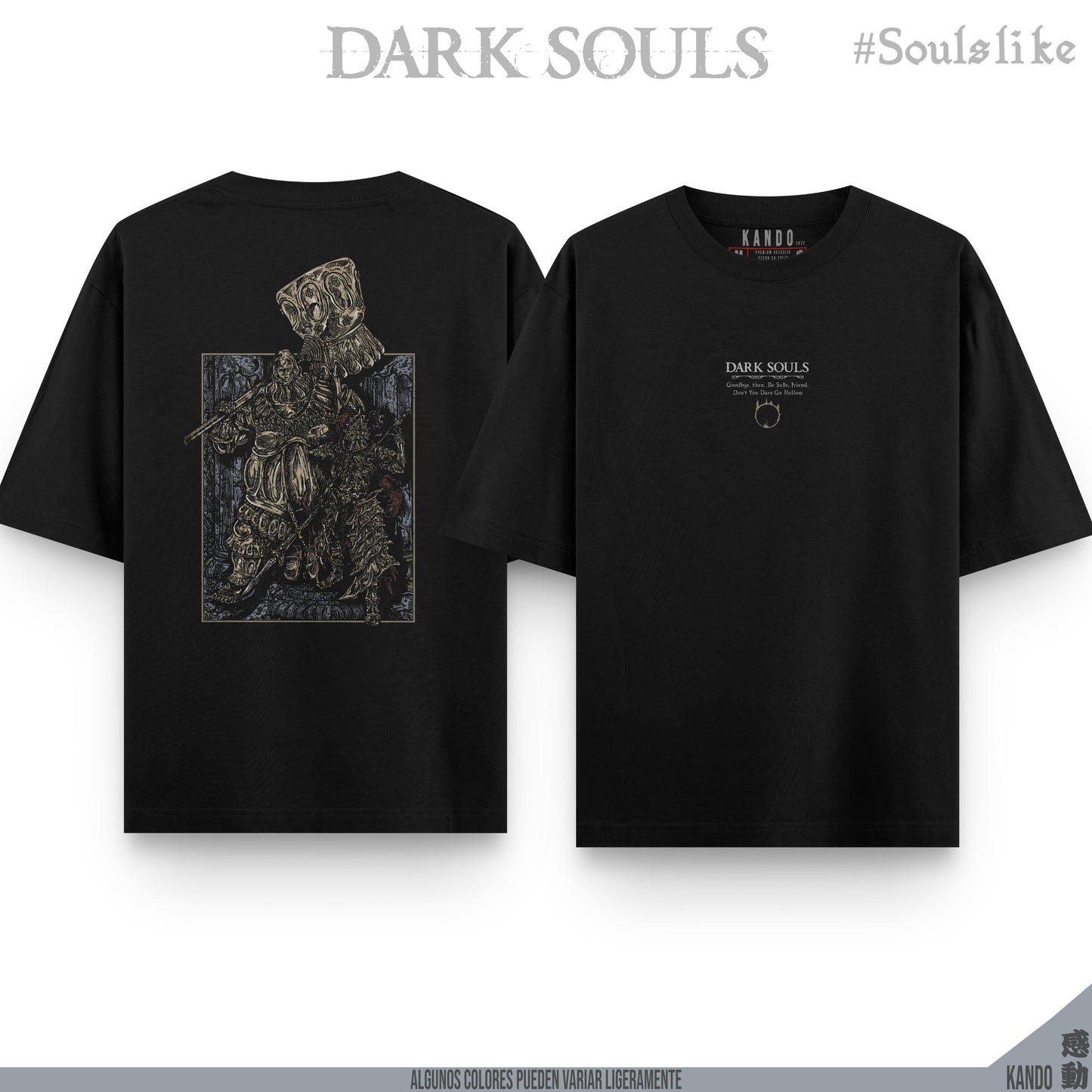 Kando Polera Stone Wash - Dark Souls - Ornstein and Smough