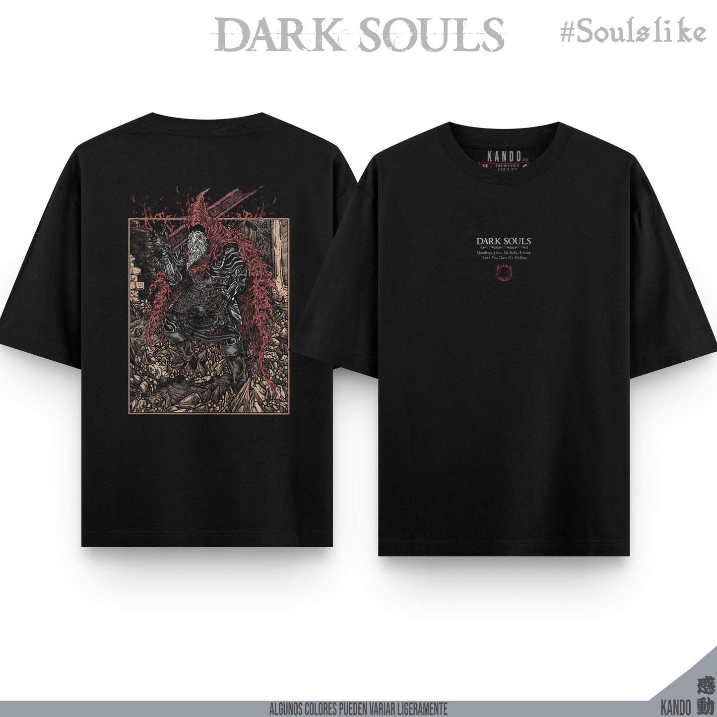 Kando Polera Stone Wash - Dark Souls - Slave Knight Gael