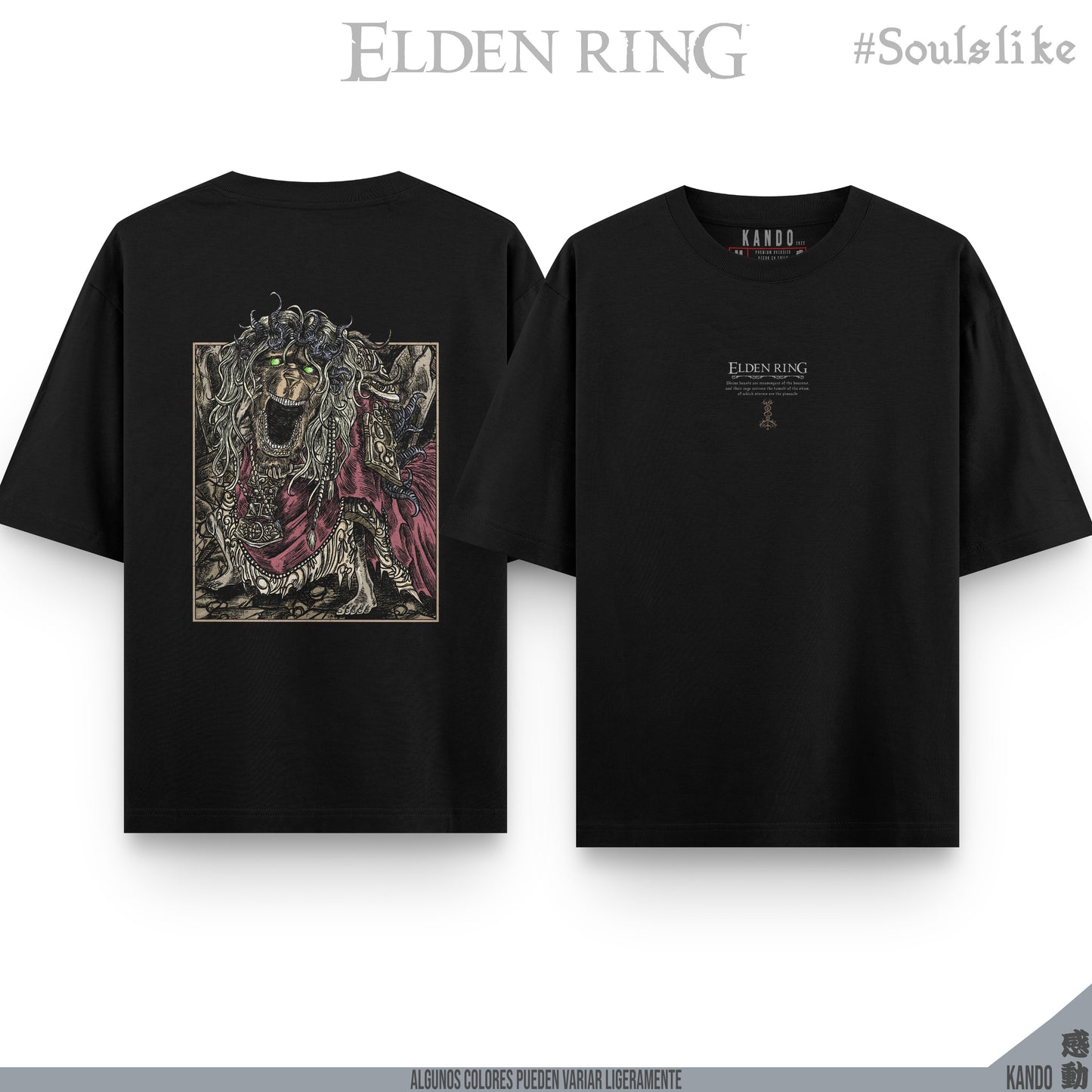 Kando Polera Stone Wash - Elden Ring - Divine Beast Dancing Lion