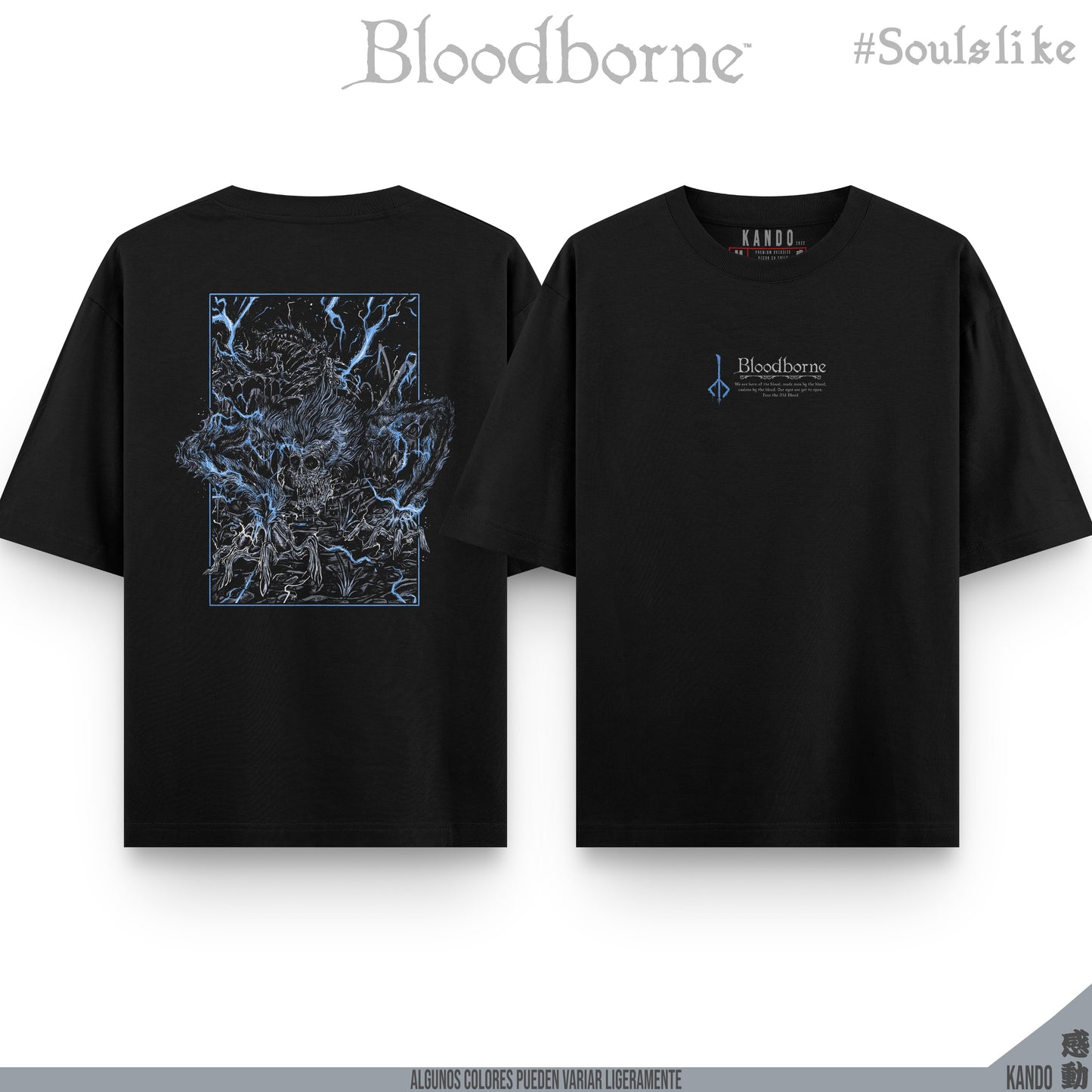 Kando Polera Stone Wash - Bloodborne - Darkbeast Paarl