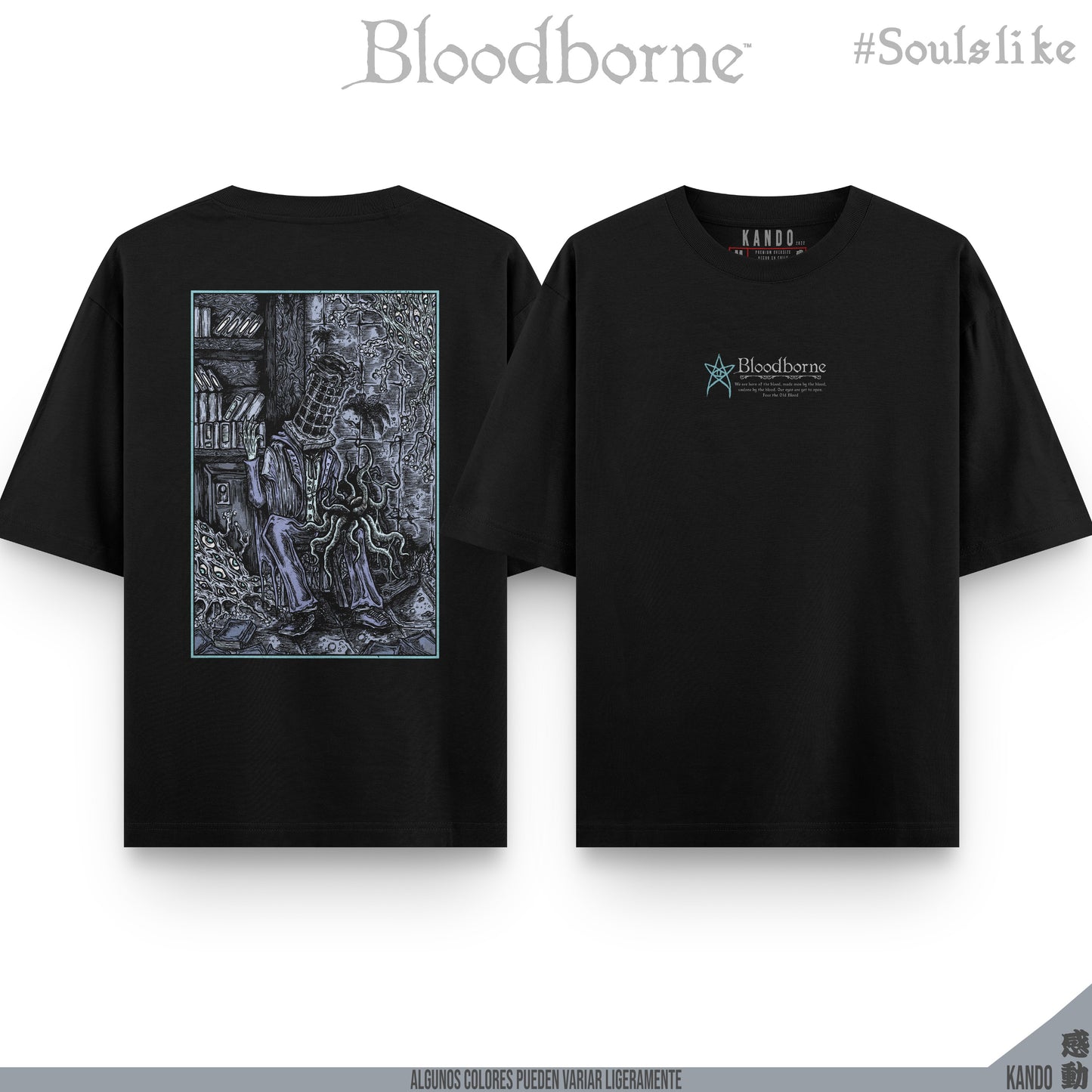 Kando Polera Stone Wash - Bloodborne - Micolash, Host of the Nightmare