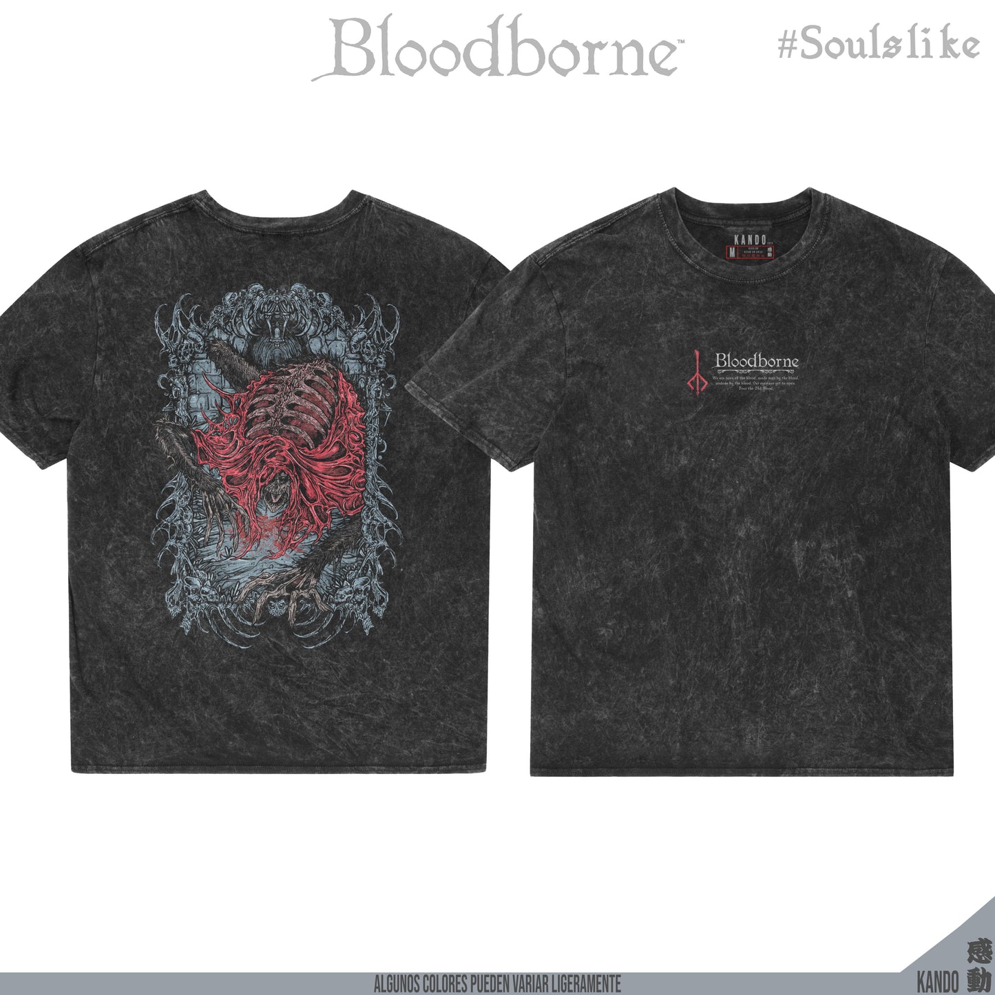 Kando Polera Stone Wash - Bloodborne - Blood-starved Beast