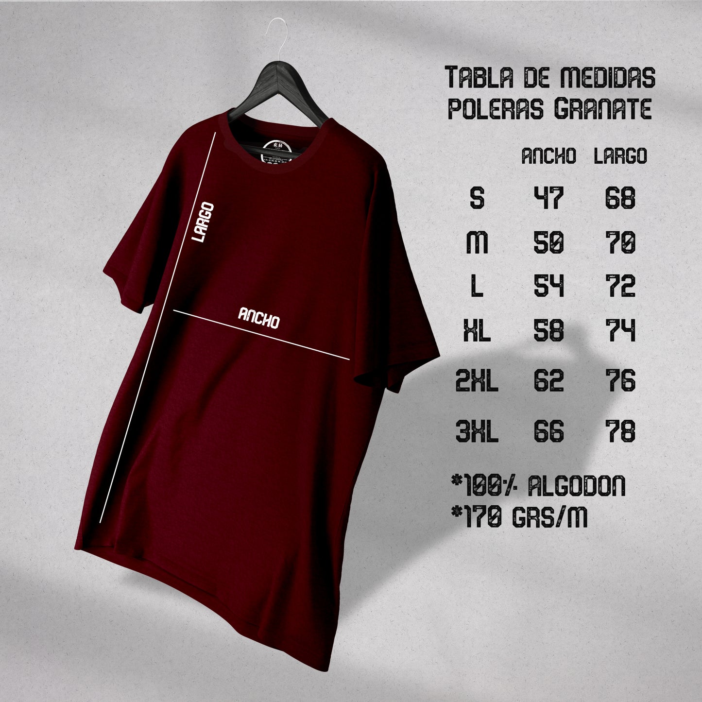 Kando Polera Granate - Japan Vibes Koi