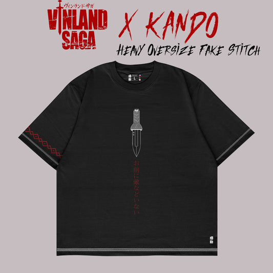 Kando Polera Heavy Oversize Fake Stitch - Vinland Saga