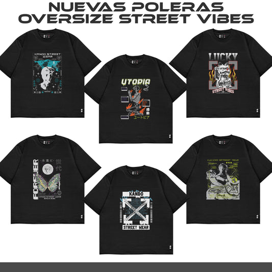 Kando Polera Heavy Oversize - Street Vibes