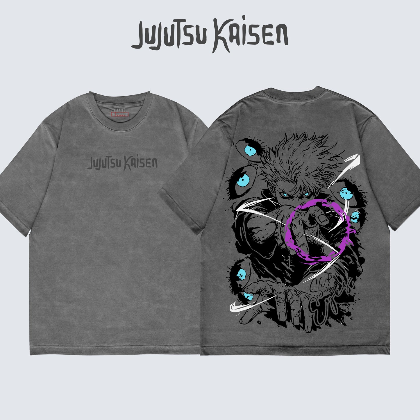 Kando Polera Stone Wash - Jujutsu Kaisen - Satoru Gojo