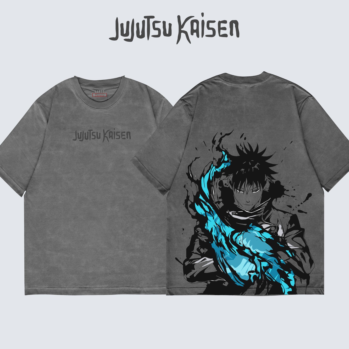 Kando Polera Stone Wash - Jujutsu Kaisen - Megumi Fushiguro
