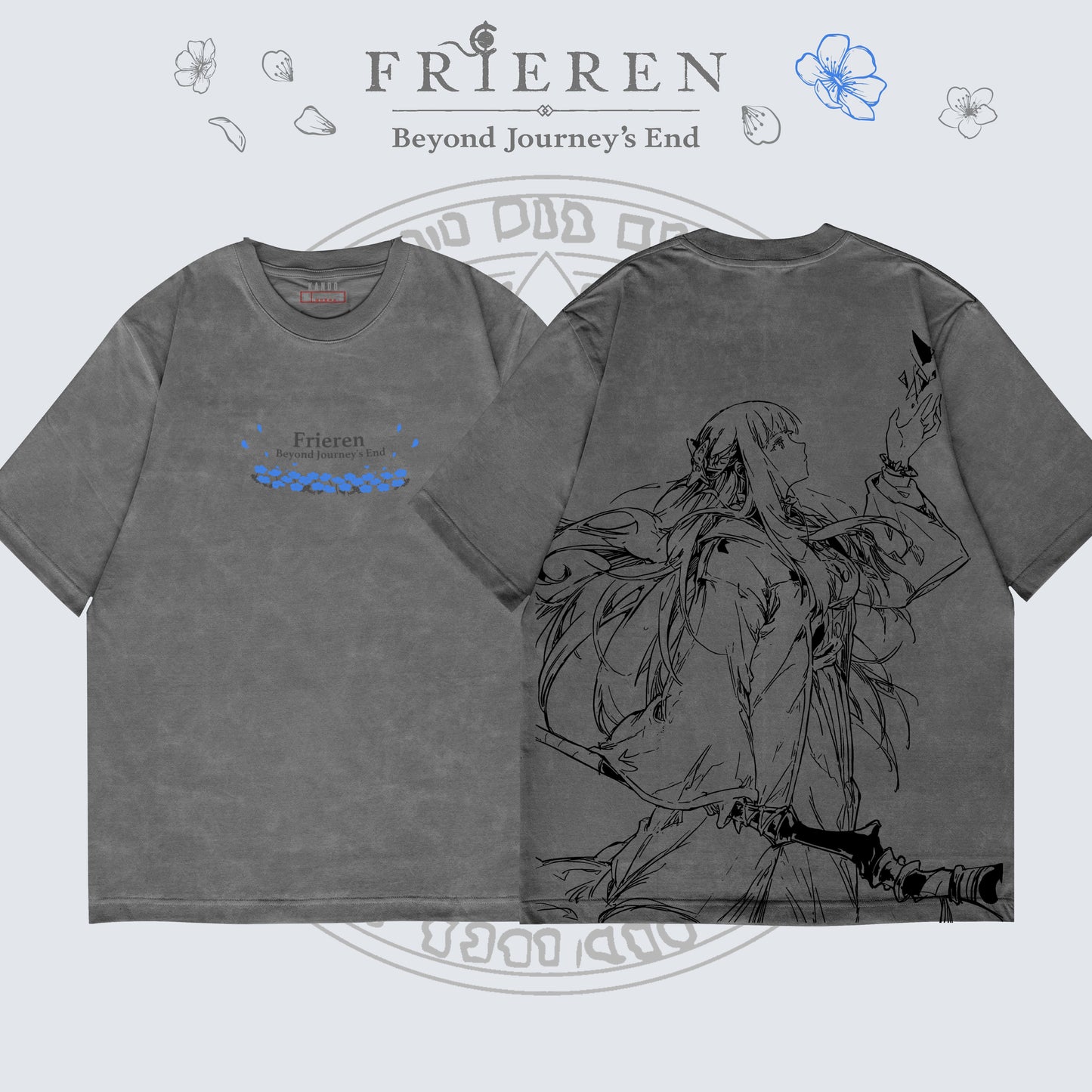 Kando Polera Stone Wash - Frieren : Beyond Journey's End - Fern