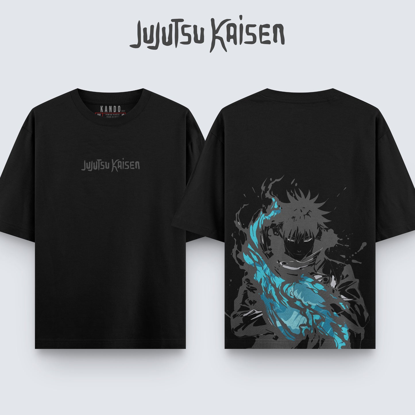 Kando Polera Stone Wash - Jujutsu Kaisen - Megumi Fushiguro