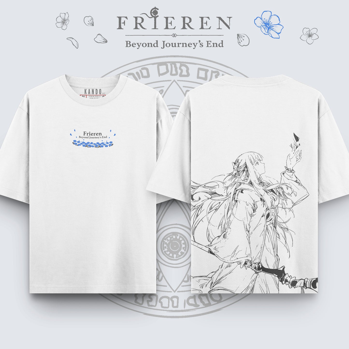 Kando Polera Stone Wash - Frieren : Beyond Journey's End - Fern