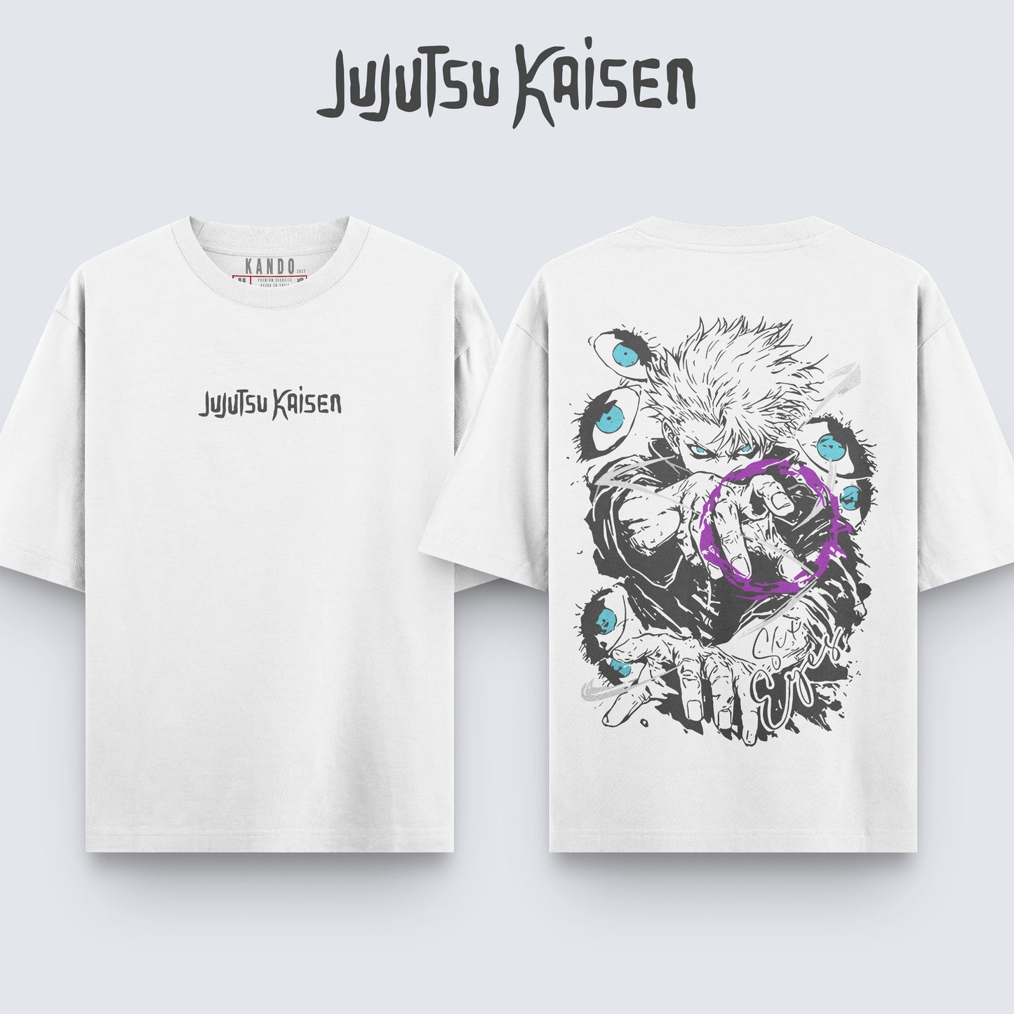 Kando Polera Stone Wash - Jujutsu Kaisen - Satoru Gojo