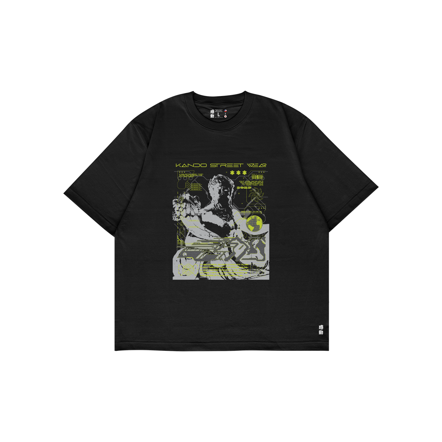 Kando Polera Heavy Oversize - Street Vibes