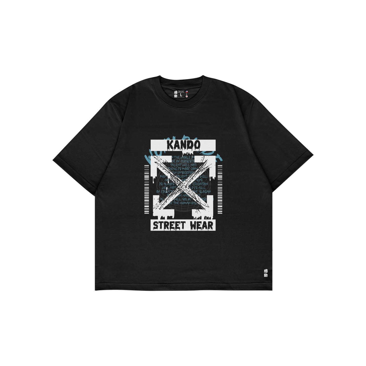 Kando Polera Heavy Oversize - Street Vibes