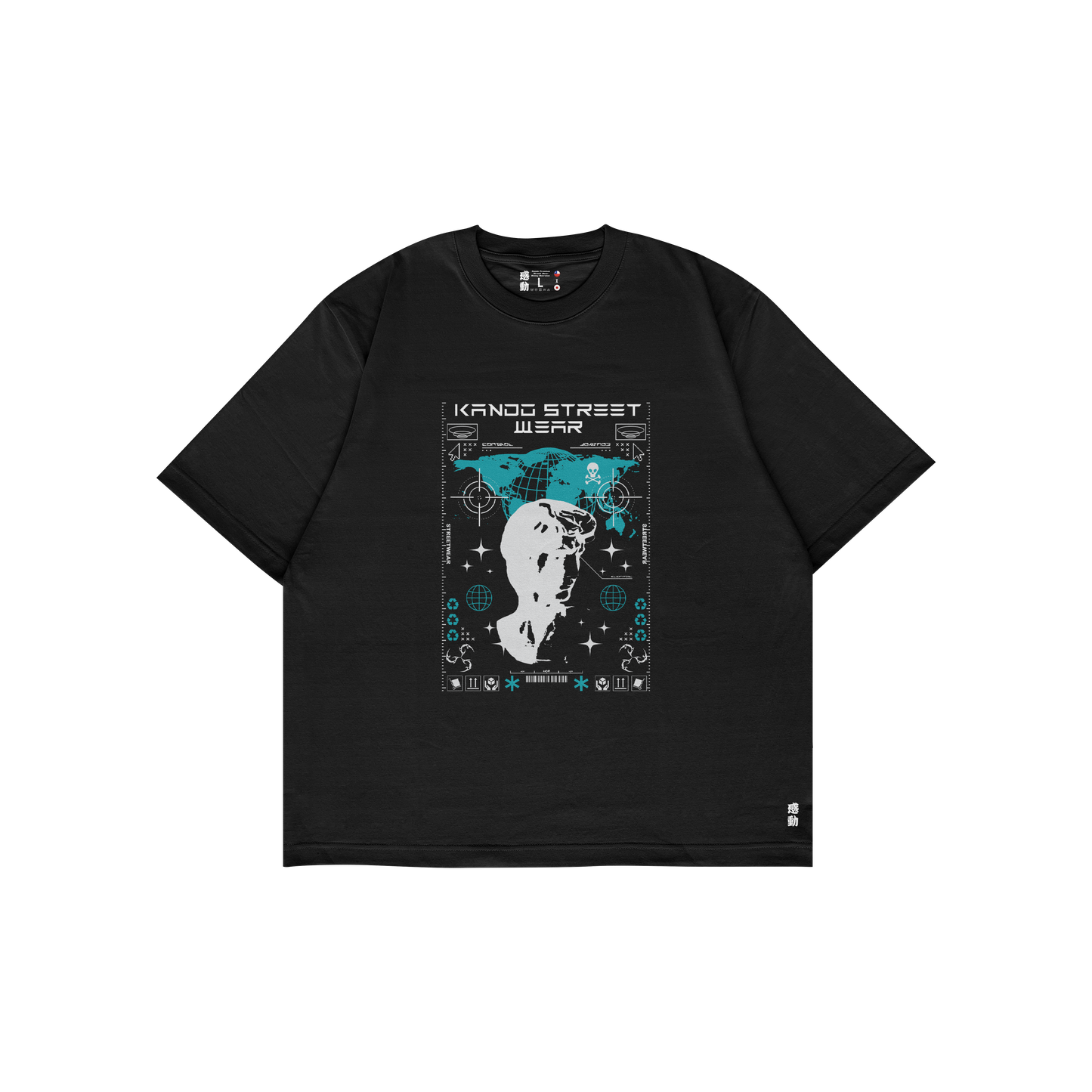 Kando Polera Heavy Oversize - Street Vibes