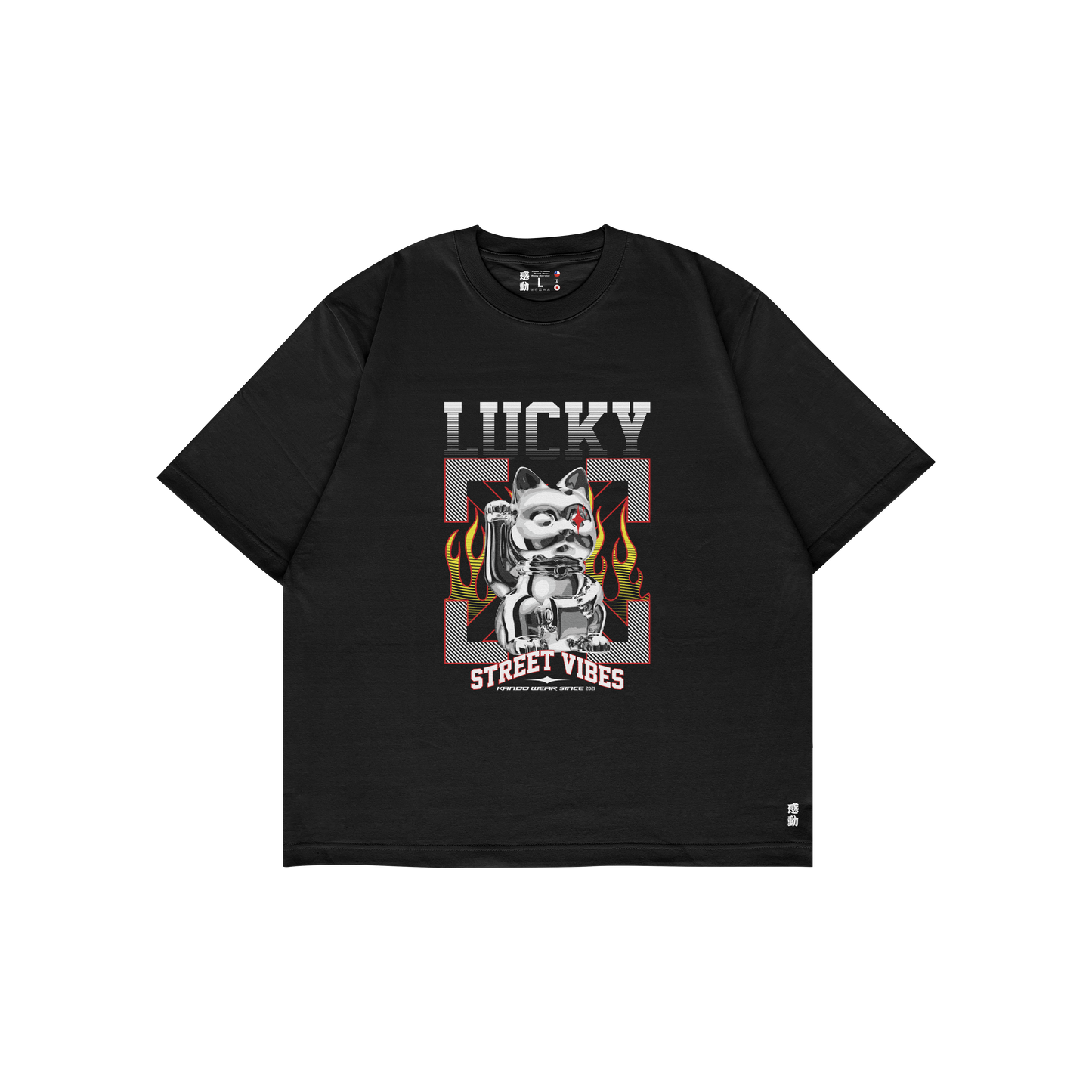 Kando Polera Heavy Oversize - Street Vibes