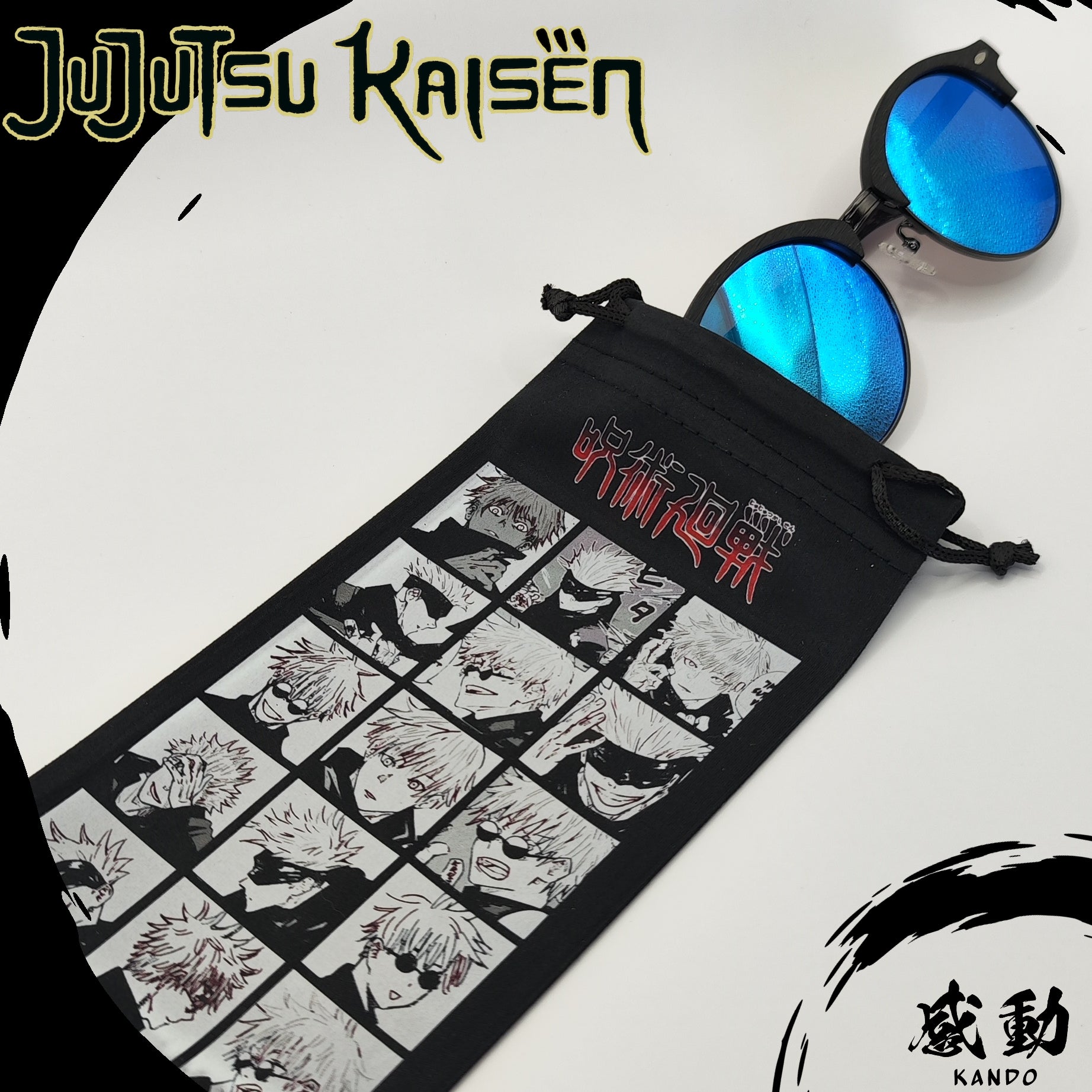 Lentes de Sol Jujutsu Kaisen X Satoru Gojo – kandochile