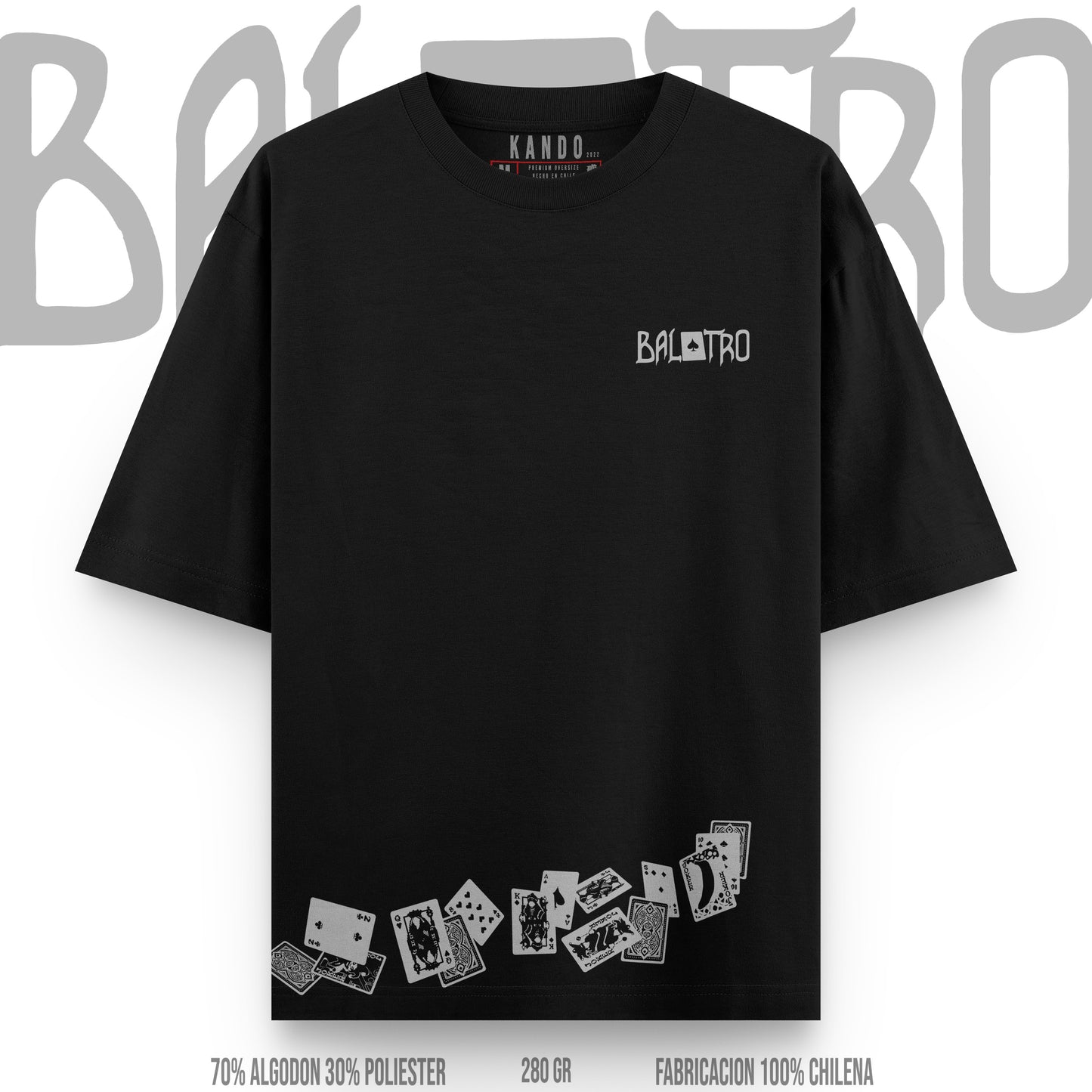Kando Polera Heavy Oversize - Balatro