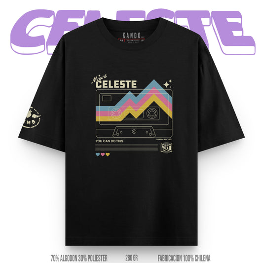 Kando Gaming Polera Heavy Oversize - Celeste