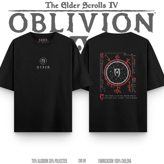 Kando Gaming Polera Heavy Oversize - The Elder Scrolls IV: Oblivion