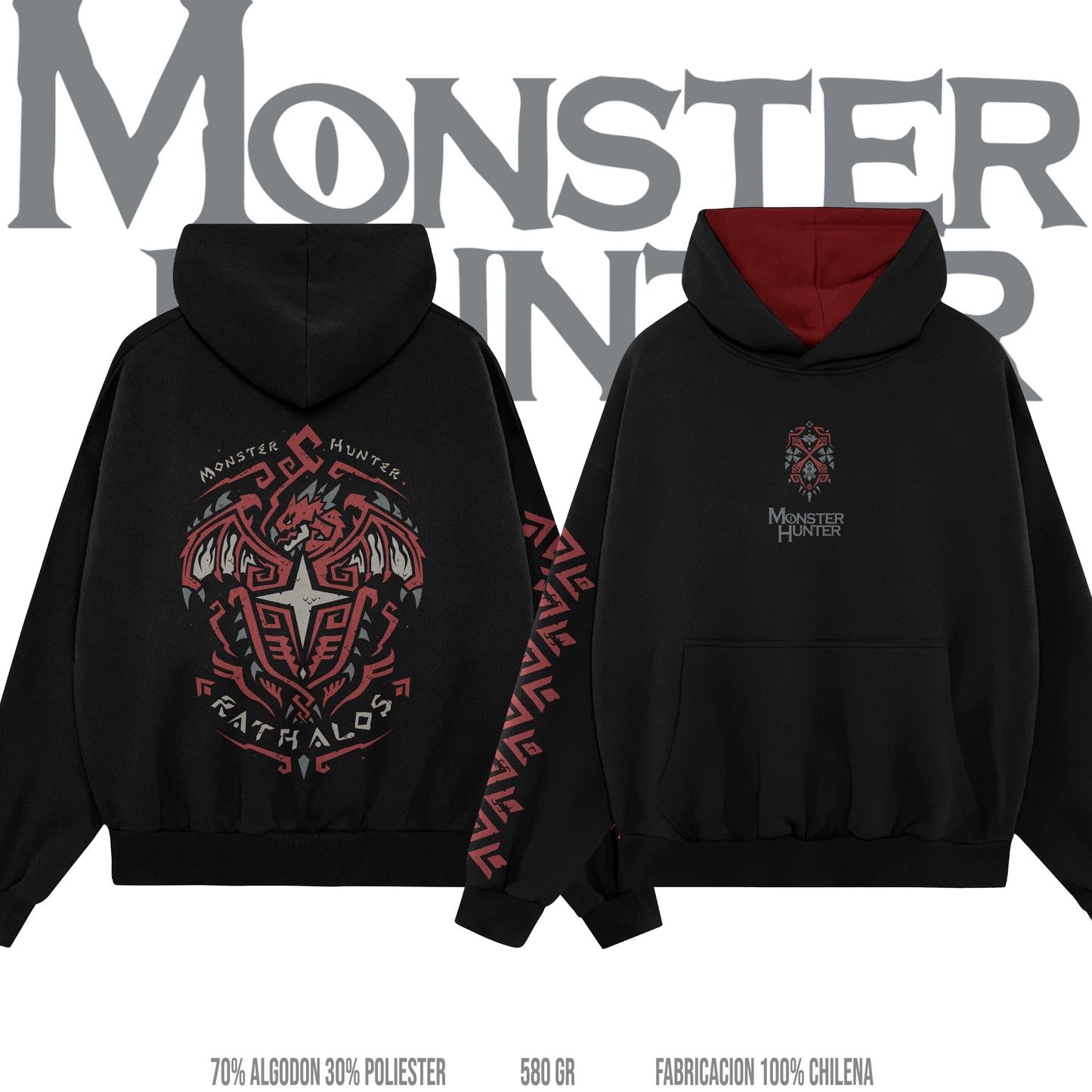 Kando Gaming Poleron Heavy Duo - Monster Hunter - Rathalos