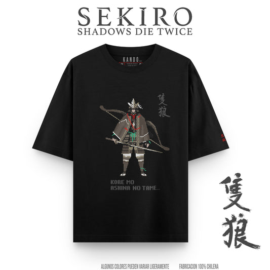 Kando Polera Heavy Oversize - Sekiro Shadows Die Twice - Genichiro Ashina Pixel