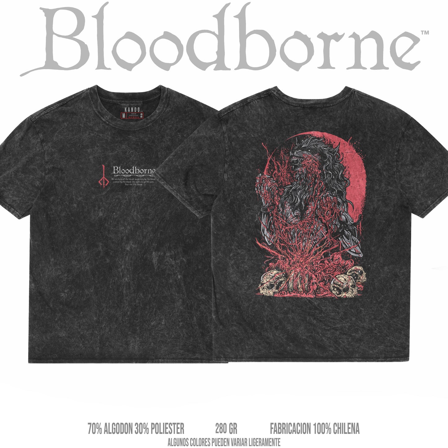 Kando Polera Stone Wash - Bloodborne -  Scourge Beast