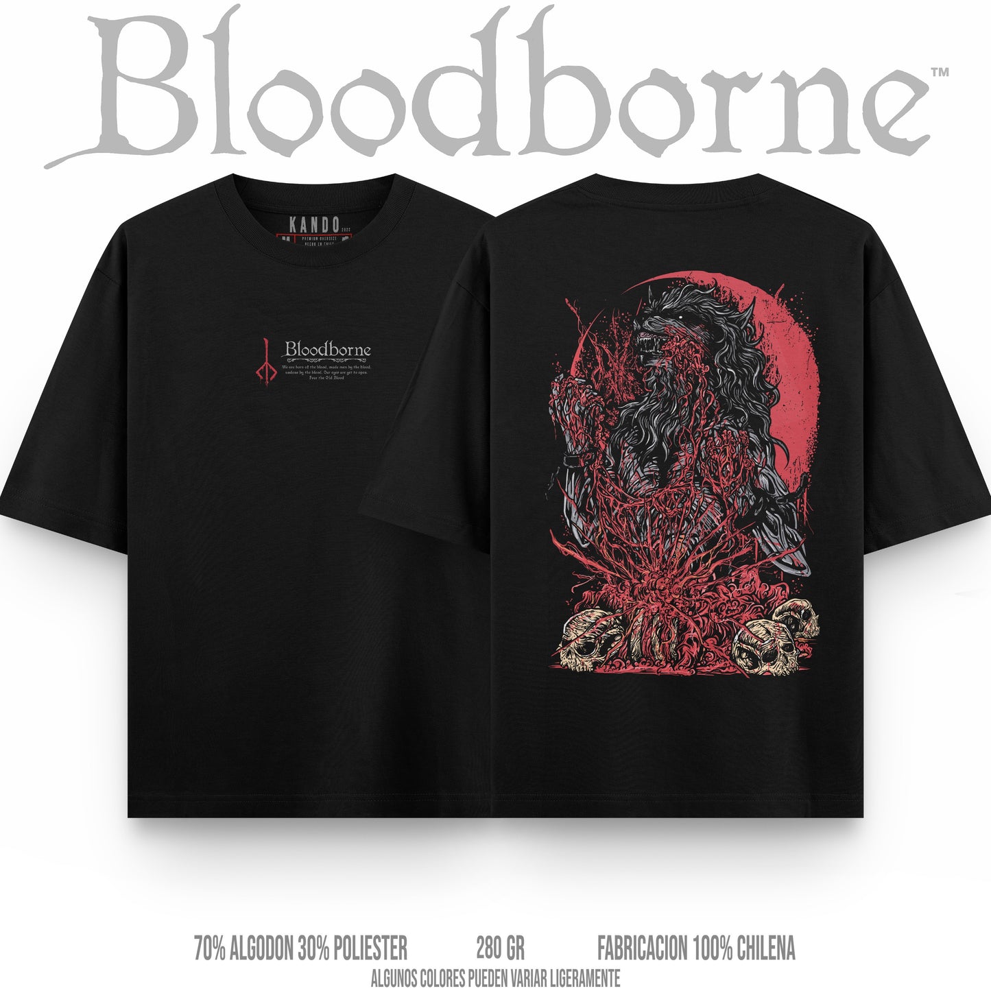 Kando Polera Stone Wash - Bloodborne -  Scourge Beast