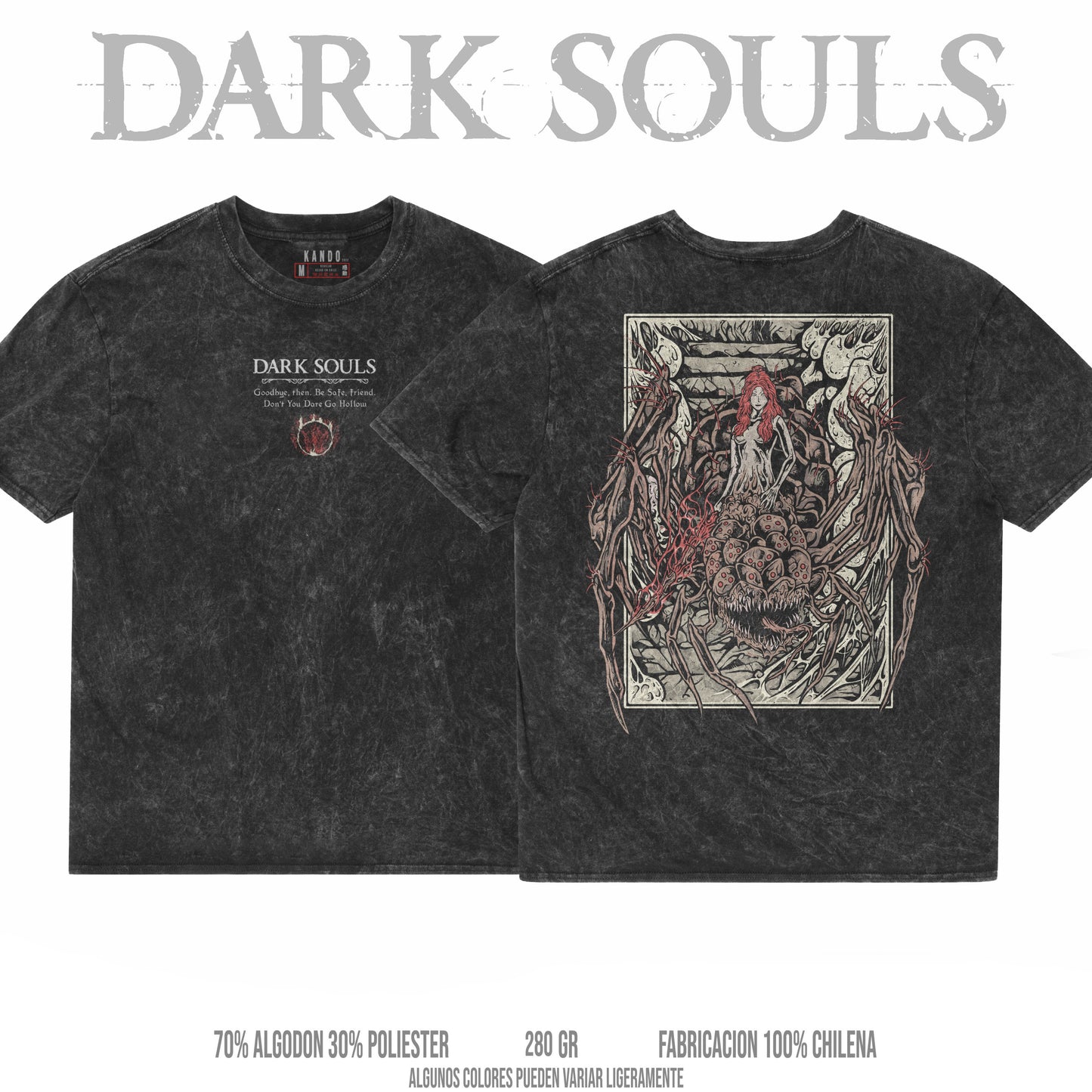 Kando Polera Stone Wash - Dark Souls -  Chaos Witch Quelaag