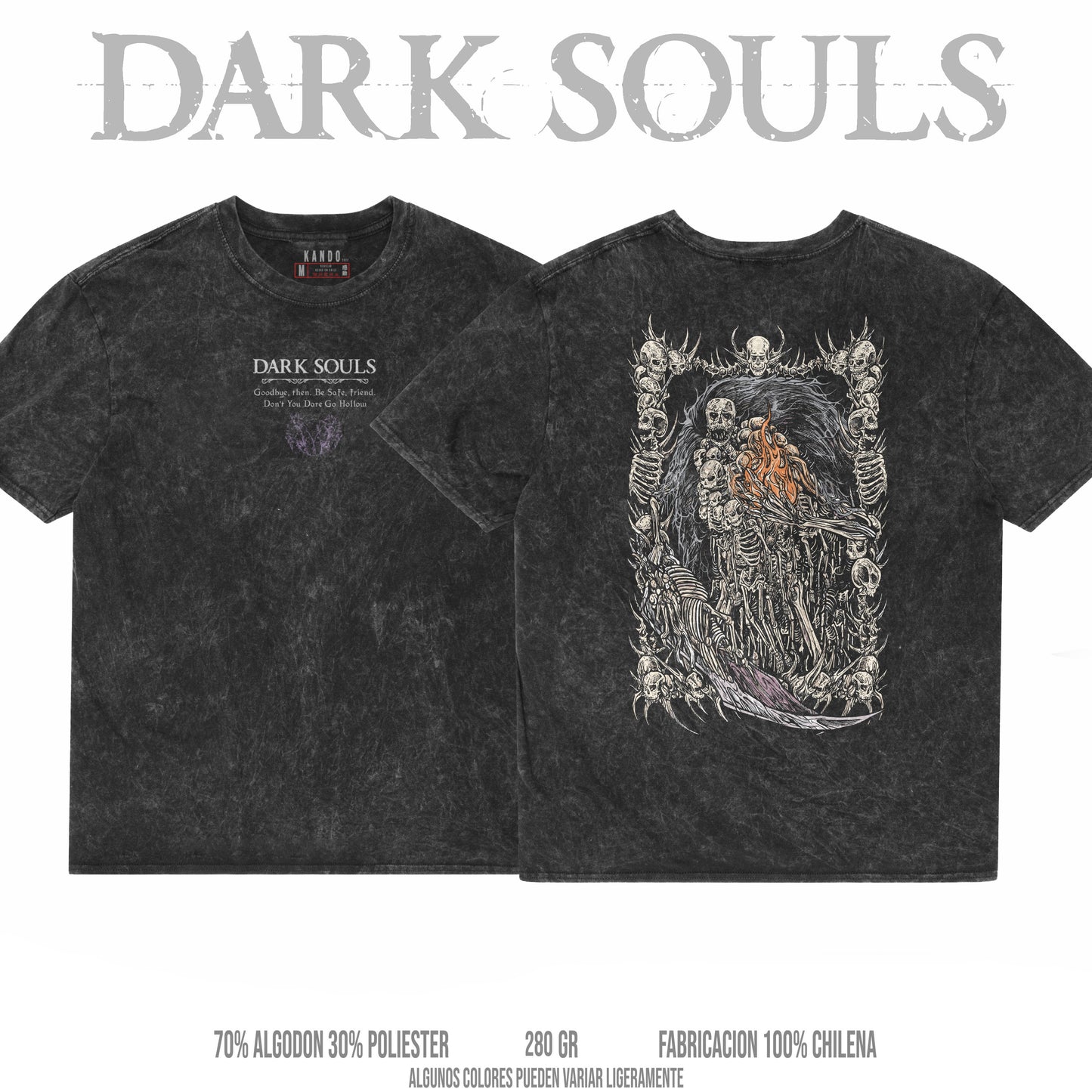 Kando Polera Stone Wash - Dark Souls -  Gravelord Nito