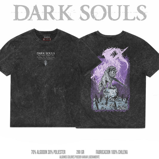 Kando Polera Stone Wash - Dark Souls -  Great Gray Wolf Sif