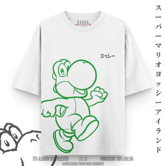 Kando Polera Heavy Oversize - Super Mario - Yoshi