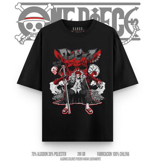 Kando Gaming Polera Heavy Oversize - One Piece - Shanks