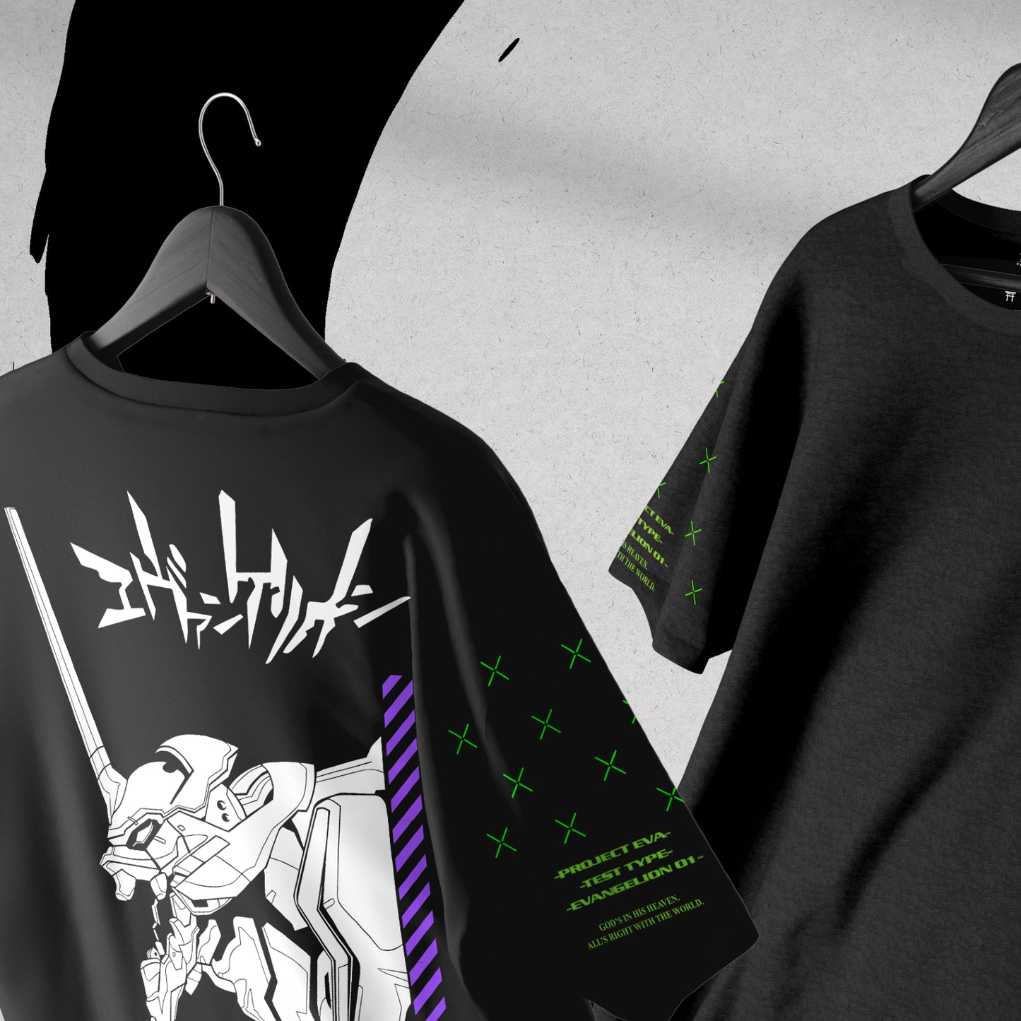 Kando Polera Oversize - Evangelion Eva 01