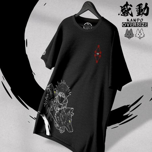 Kando Polera Oversize - Jujutsu Kaisen - Megumi Fushiguro