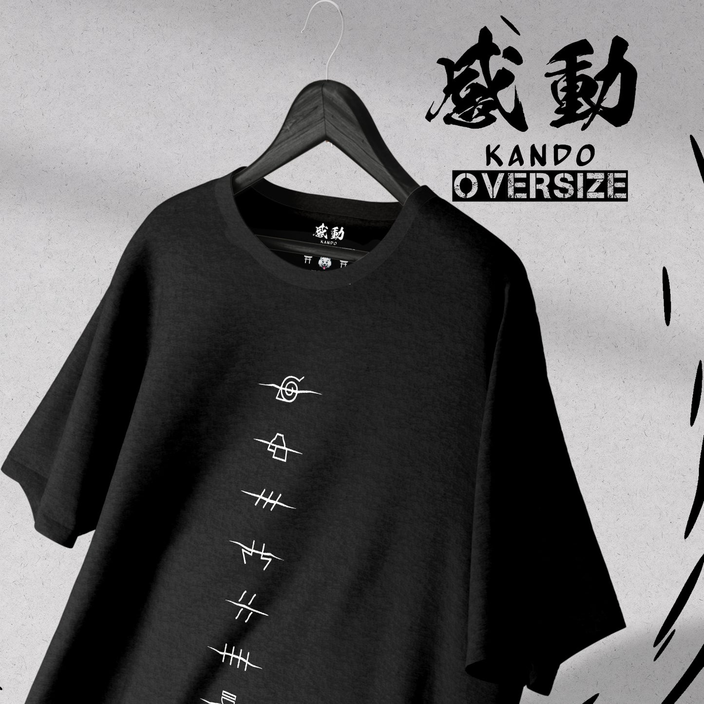 Kando Polera Oversize - Naruto Akatsuki