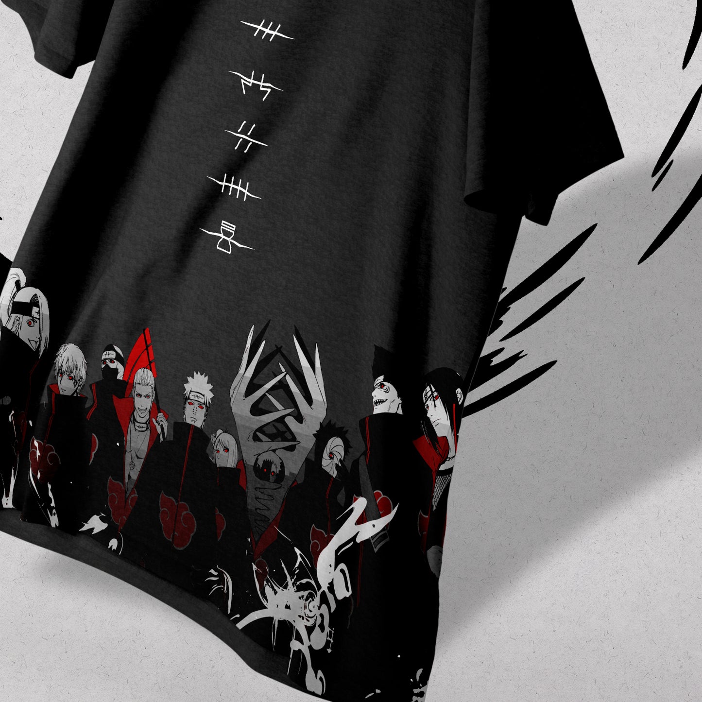 Kando Polera Oversize - Naruto Akatsuki