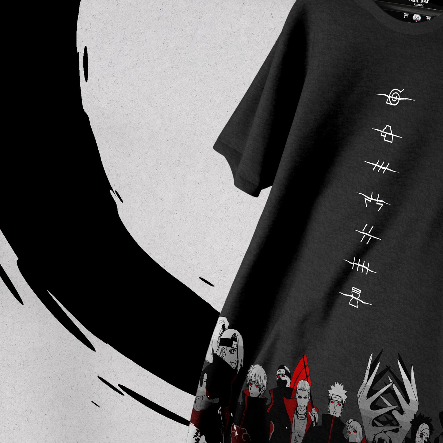 Kando Polera Oversize - Naruto Akatsuki